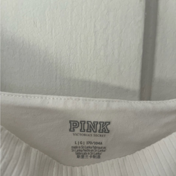 PINK VICTORIA SECRET RIBBED SQUARE NECK ACTIVE DRESS WITH BUILT IN SHORTS - Picture 6 of 8